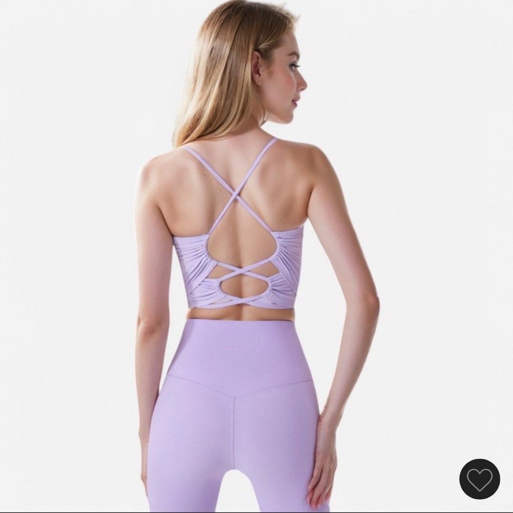 Anna-Kaci Active Women's Crisscross Strappy Sports Bra